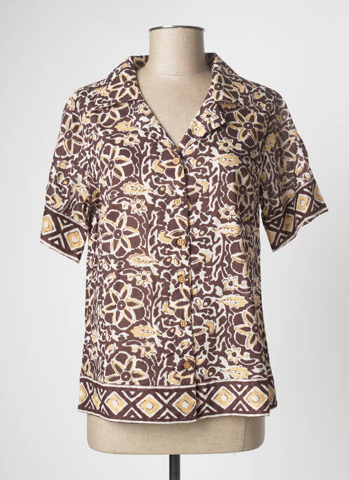 Cămașă maro AGATHE & LOUISE femeie