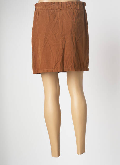 Fustă scurtă maro MADE IN ITALY femeie