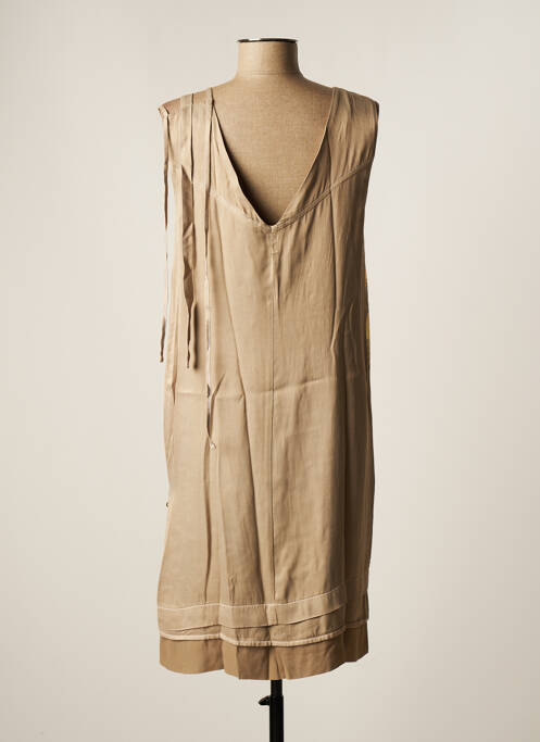 Rochie midi bej ELISA CAVALETTI femeie