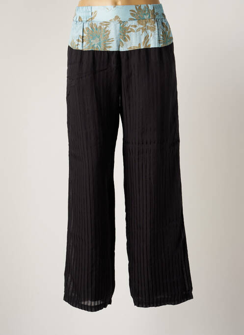 Pantalon larg negru NÜ femeie