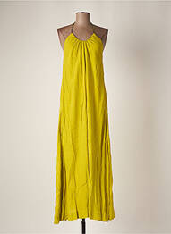 Rochie lungă fără mâneci fără mâneci verde KARMA KOMA femeie