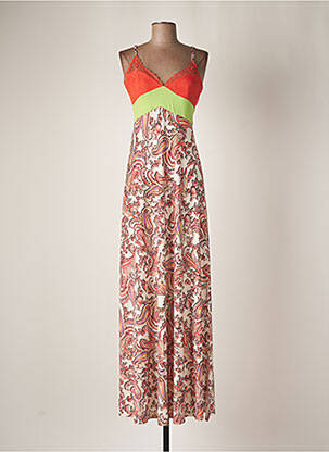 Rochie lungă maro RELISH femeie