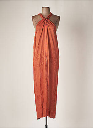 Rochie lungă maro MÊME ROAD femeie