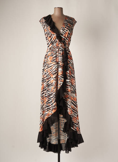 Rochie lungă maro RELISH femeie