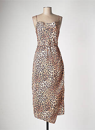 Rochie lungă maro FRACOMINA femeie