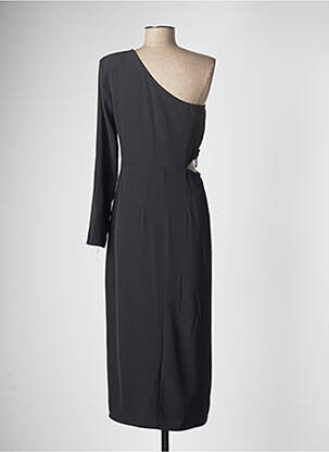 Rochie lungă mâneci lungi mâneci lungi negru MÊME ROAD femeie