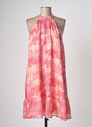 Rochie midi roz MOLLY BRACKEN femeie