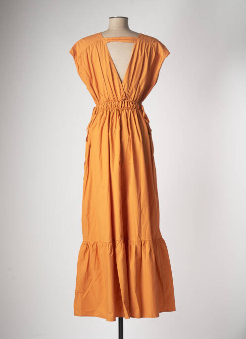 Rochie lungă maro MÊME ROAD femeie