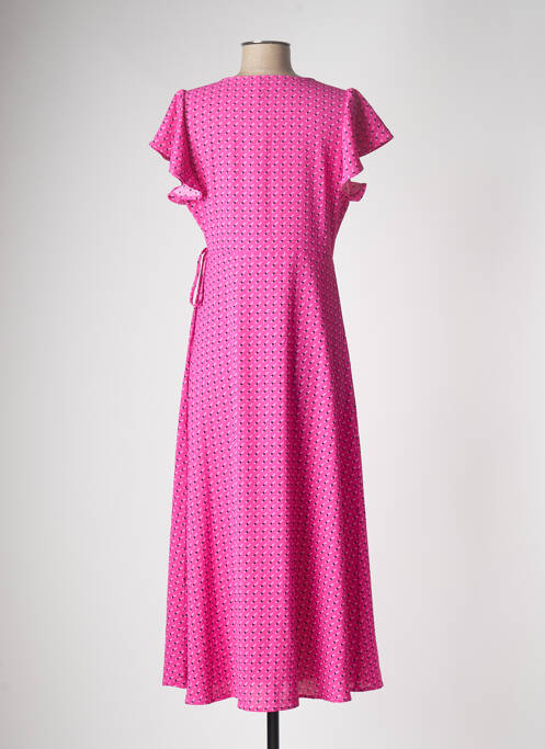 Rochie lungă roz ONLY femeie