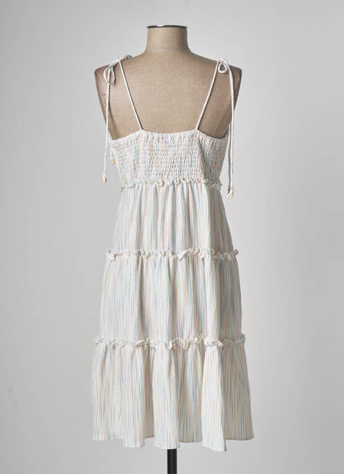 Rochie midi alb LILI SIDONIO femeie