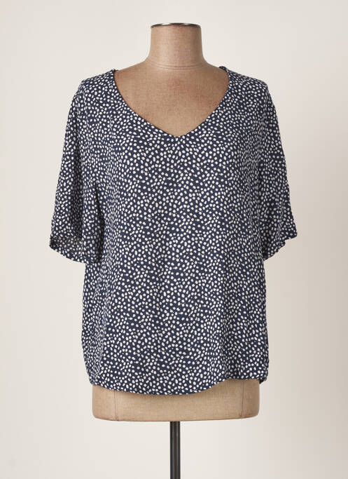 Top albastru ICHI femeie