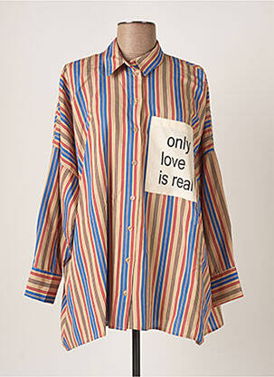 Tunică mâneci lungi bej DIXIE femeie