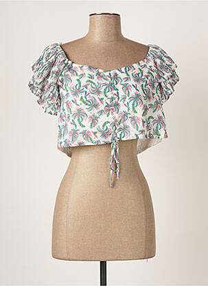 Top alb LILI SIDONIO femeie