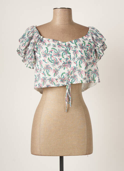 Top alb LILI SIDONIO femeie