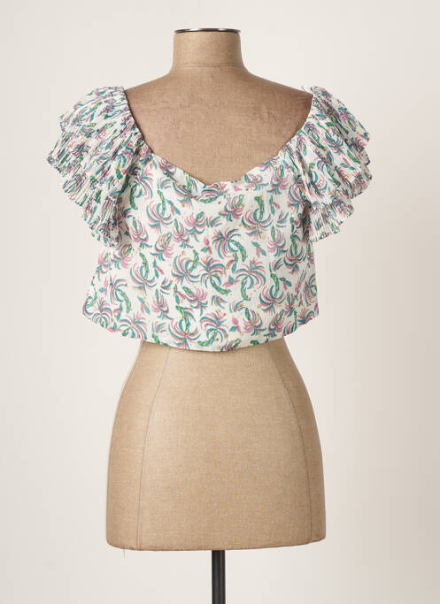 Top alb LILI SIDONIO femeie