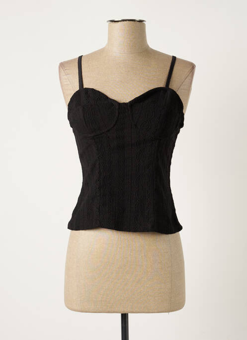 Top negru FRACOMA femeie