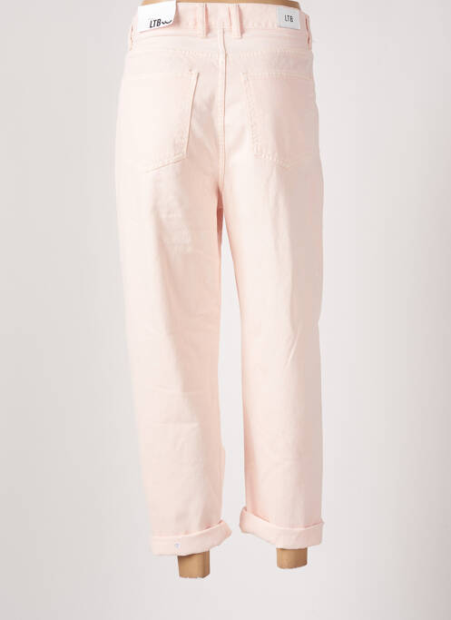 Blugi cu croială dreaptă talie înaltă talie înaltă roz LTB femme