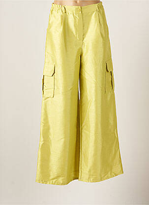 Pantalon drept verde GARCONNE femeie