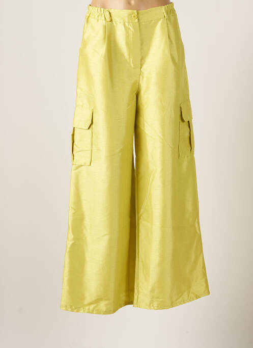 Pantalon drept verde GARCONNE femeie