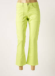Pantalon 7/8 elasticitate mărime normală verde CREAM femme