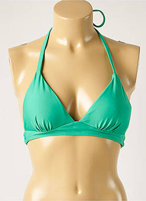 Sutien de costum de baie elasticitate top triunghiuri verde ONLY femeie