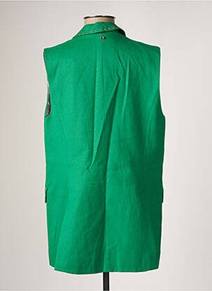 Jachete casual guler tip costum verde LOLA CASADEMUNT femeie