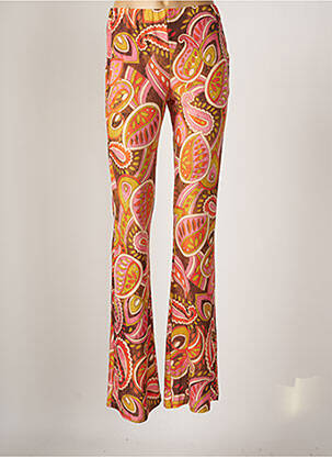 Pantalon evazat portocaliu LOLA CASADEMUNT femeie