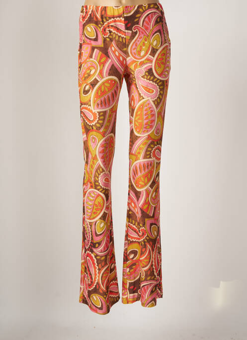 Pantalon evazat portocaliu LOLA CASADEMUNT femeie