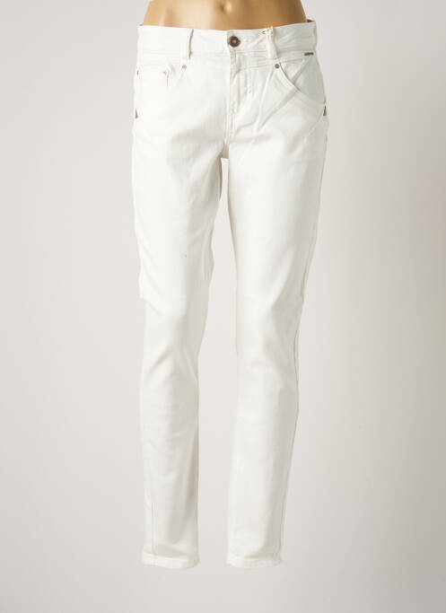 Blugi cu croială slim alb CREAM femeie