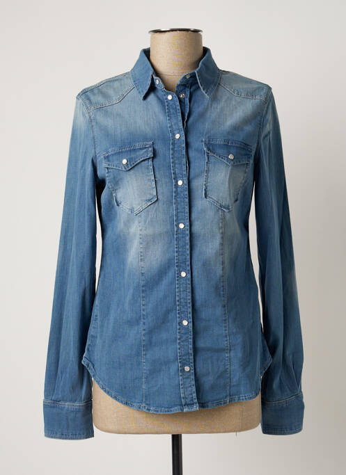 Cămașă buzunare la piept mâneci lungi albastru LIU JO femme