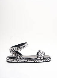 Sandale/pantofi decupați tip de talpă amortizantă toc plat până la 3 cm negru LIU JO femme