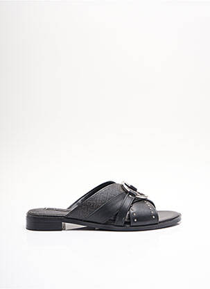 Mulete/saboți țesătură satinată toc plat până la 3 cm negru LIU JO femeie