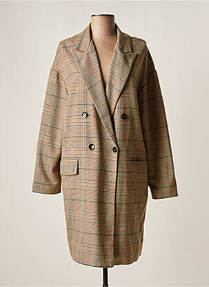 Palton lung bej DANIELA COOL femeie