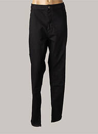 Pantalon slim elasticitate mărime normală negru CARISAL femeie
