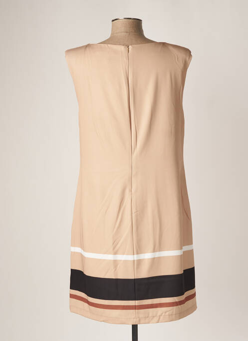 Rochie scurtă bej PAUL BRIAL femeie