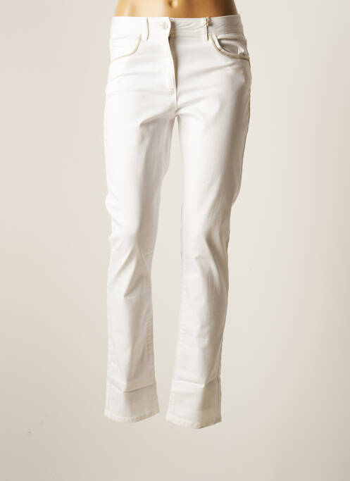 Pantalon slim alb DIANE LAURY femeie