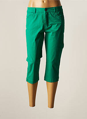 Pantalon trei sferturi elasticitate mărime normală verde JENSEN femeie