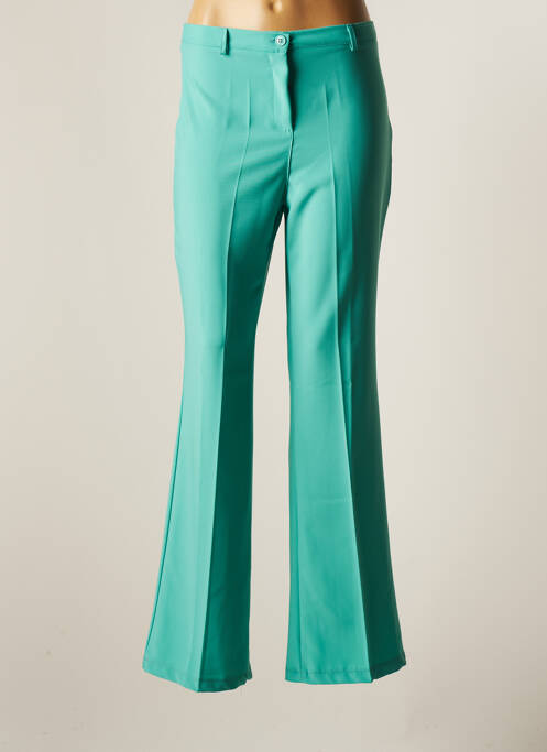 Pantalon evazat albastru JOY femeie