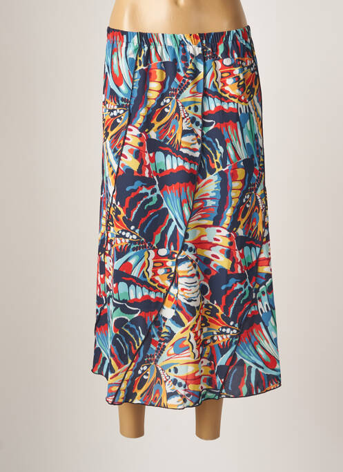 Fustă lungă albastru ELEANE femeie