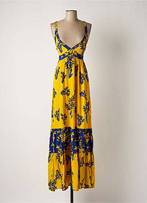 Rochie lungă galben GENESIS femeie