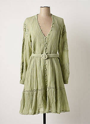 Rochie midi verde GUESS femeie