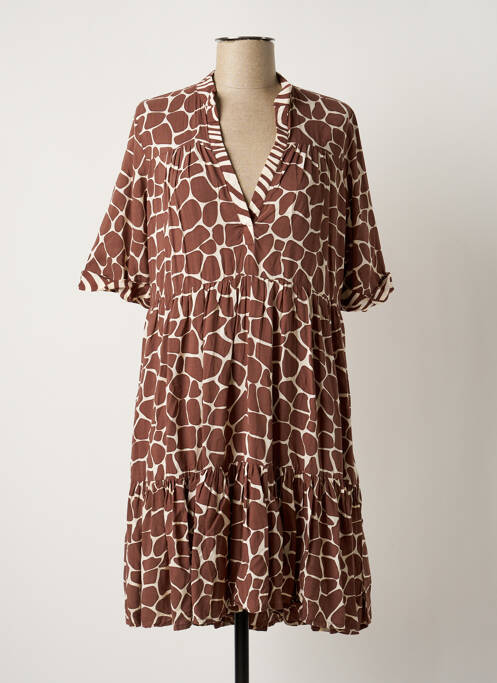 Rochie midi maro GENESIS femeie