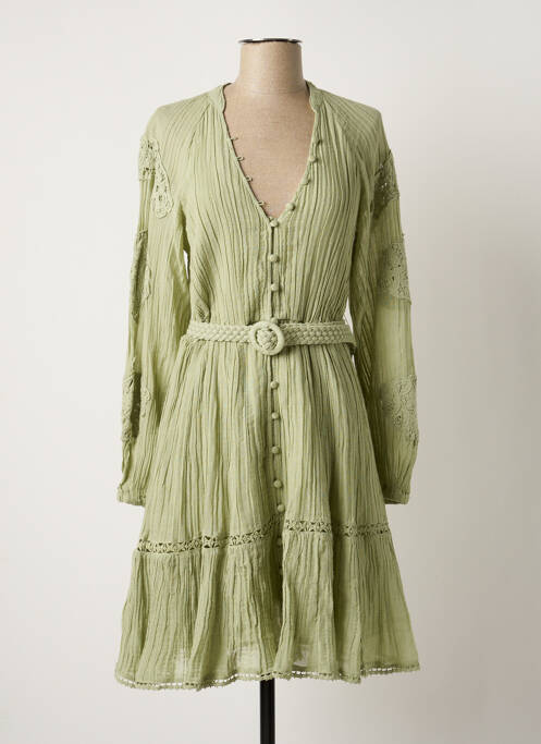 Rochie midi verde GUESS femeie