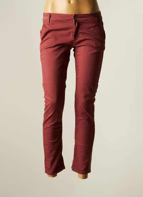 Pantalon slim maro PLEASE femeie