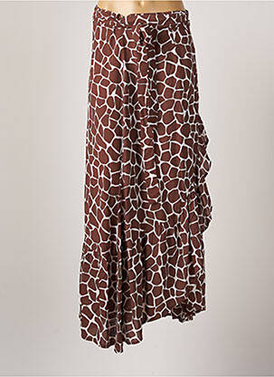 Fustă lungă maro GENESIS femeie