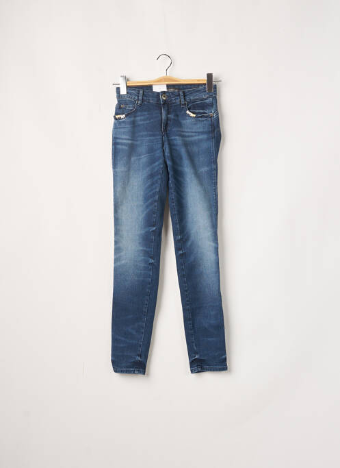 Blugi cu croială slim albastru GUESS femeie