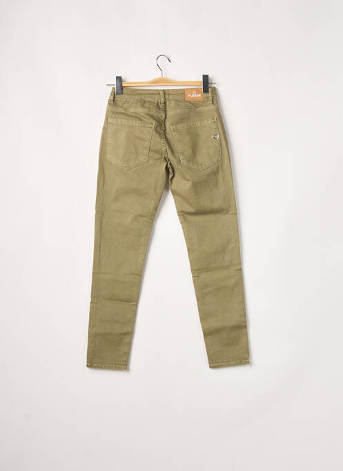 Pantalon slim verde PLEASE femeie