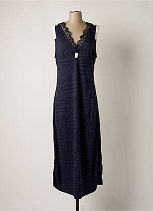 Rochie lungă albastru ELISA CAVALETTI femeie