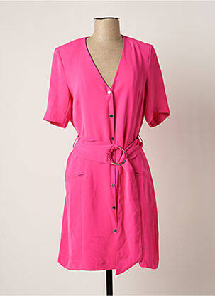 Rochie midi roz EVA KAYAN femeie