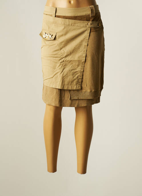 Fustă midi bej ELISA CAVALETTI femeie